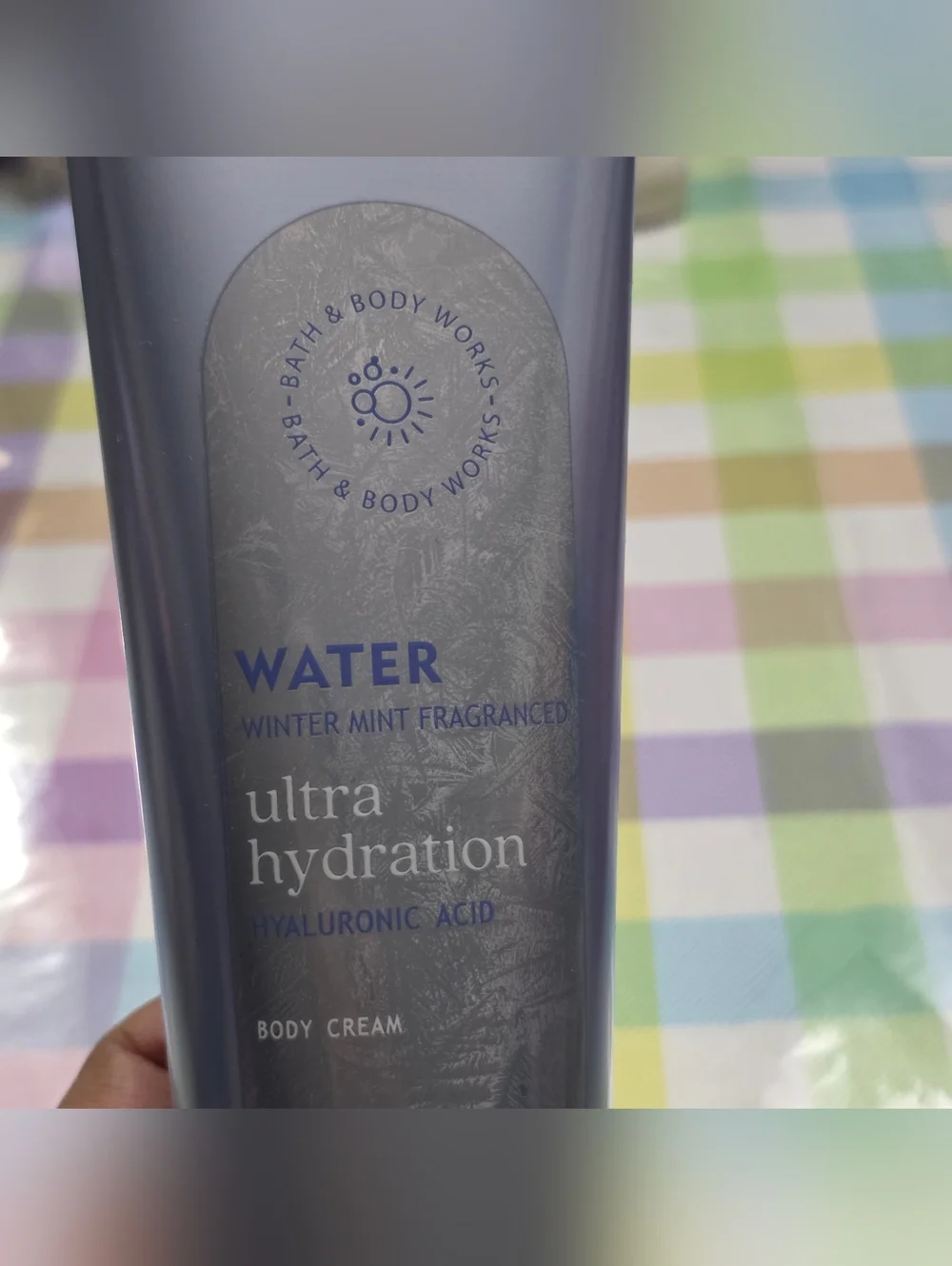 Bath & Body Works Water Winter Mint Ultra Hydration Body Cream 8oz NEW RARE